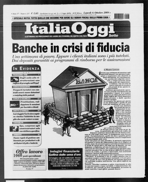 Italia oggi : quotidiano di economia finanza e politica